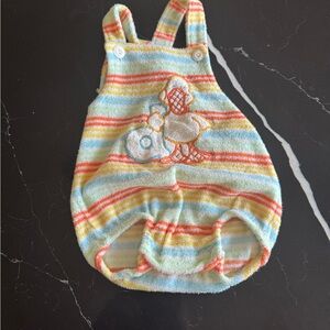 Vintage Carters Duck Romper